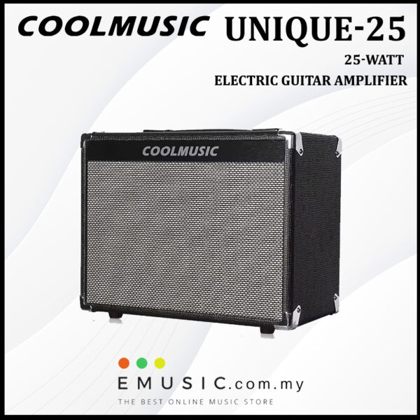 CoolMusic 25-Watt Electric Guitar Amplifier – Unique-25